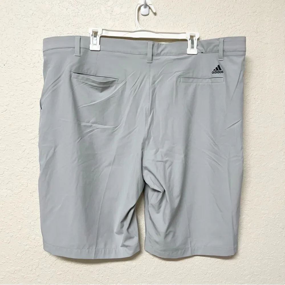 Adidas Men's Ultimate 365 Golf Flat Front Casual Shorts Grey Size 42